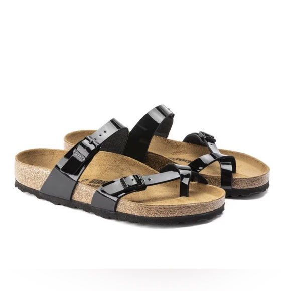 BNIB Birkenstock Mayari Black Narrow, cork sole, Sandals, Mens 10 - Picture 3 of 10